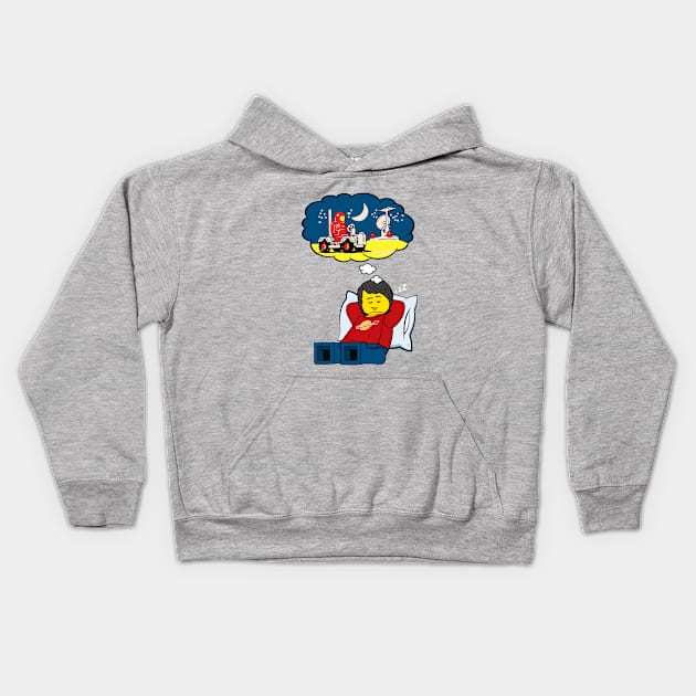 My Dream My Future Spaceman Kids Hoodie by The Brick Dept